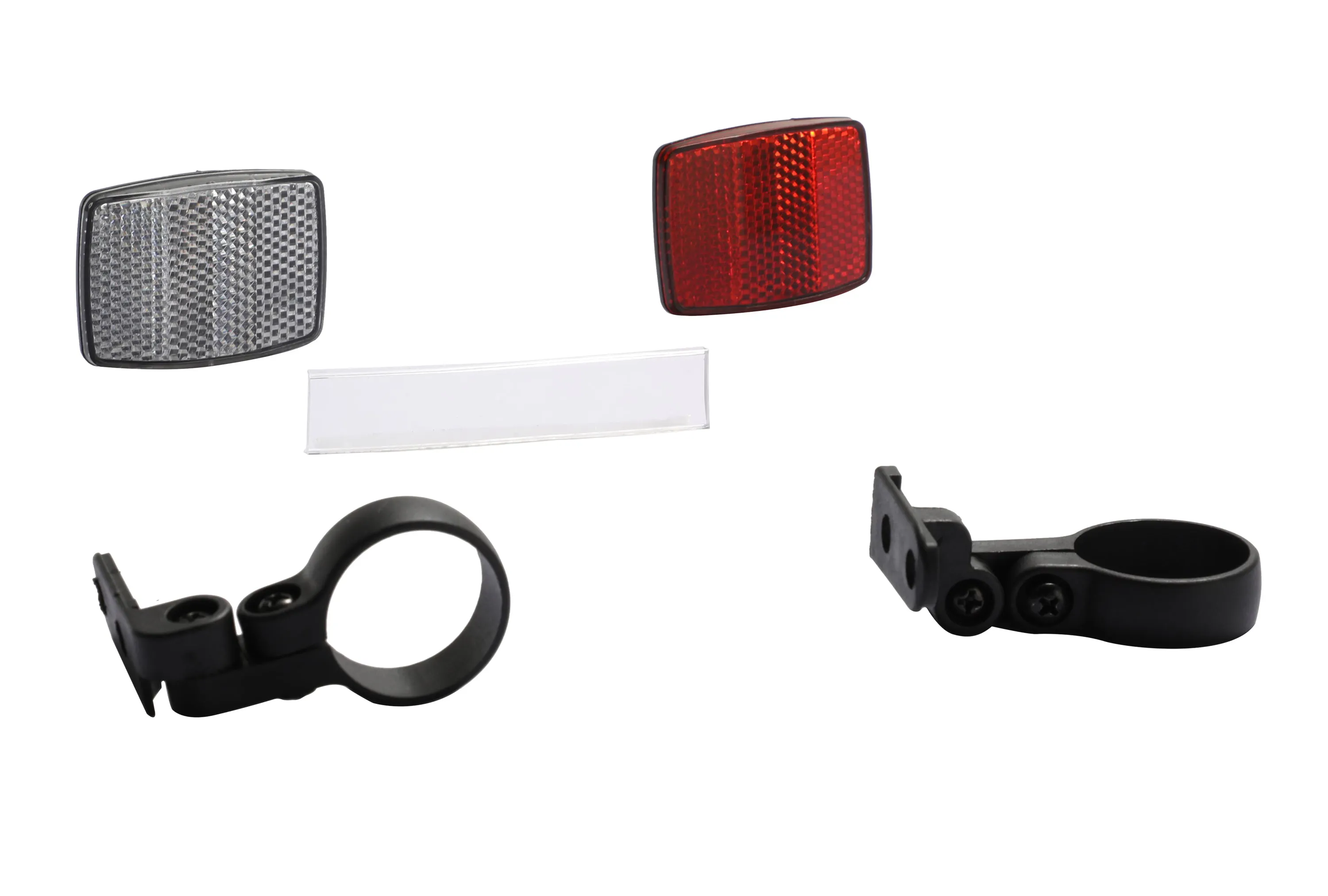 Bike Seat Post Bicycle Front/Rear Safety Reflector - 1 Inch Handlebar ...